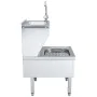 Fregadero lavamanos comercial de pie con grifo acero inoxidable de vidaXL, Fregaderos - Ref: Foro24-51116, Precio: 374,36 €, ...