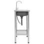 Single bowl camping sink and stainless steel faucet by vidaXL, Sinks - Ref: Foro24-151213, Price: 159,49 €, Discount: %