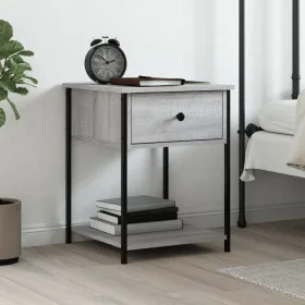 Bedside table made of gray Sonoma engineered wood, 44x45x58 cm. by vidaXL, Nightstands - Ref: Foro24-825849, Price: 41,42 €, ...