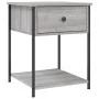 Bedside table made of gray Sonoma engineered wood, 44x45x58 cm. by vidaXL, Nightstands - Ref: Foro24-825849, Price: 41,42 €, ...