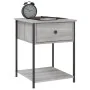 Bedside table made of gray Sonoma engineered wood, 44x45x58 cm. by vidaXL, Nightstands - Ref: Foro24-825849, Price: 41,42 €, ...