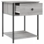 Bedside table made of gray Sonoma engineered wood, 44x45x58 cm. by vidaXL, Nightstands - Ref: Foro24-825849, Price: 41,42 €, ...
