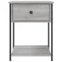 Bedside table made of gray Sonoma engineered wood, 44x45x58 cm. by vidaXL, Nightstands - Ref: Foro24-825849, Price: 41,42 €, ...