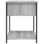 Bedside table made of gray Sonoma engineered wood, 44x45x58 cm. by vidaXL, Nightstands - Ref: Foro24-825849, Price: 41,42 €, ...