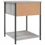 Bedside table made of gray Sonoma engineered wood, 44x45x58 cm. by vidaXL, Nightstands - Ref: Foro24-825849, Price: 41,42 €, ...