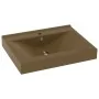 Luxury washbasin with ceramic faucet 60x46 cm matte cream by vidaXL, Sinks - Ref: Foro24-147029, Price: 74,86 €, Discount: %