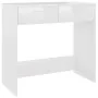Schreibtisch aus glänzend weißem Sperrholz, 80 x 40 x 75 cm von vidaXL, Schreibtische - Ref: Foro24-801361, Preis: 76,94 €, R...