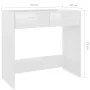 Schreibtisch aus glänzend weißem Sperrholz, 80 x 40 x 75 cm von vidaXL, Schreibtische - Ref: Foro24-801361, Preis: 76,94 €, R...