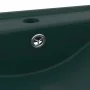 Luxury sink with dark green ceramic faucet 60x46 cm by vidaXL, Sinks - Ref: Foro24-147025, Price: 95,51 €, Discount: %