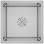 Fregadero de cocina hecho a mano acero inoxidable de vidaXL, Fregaderos - Ref: Foro24-51500, Precio: 82,34 €, Descuento: %