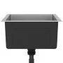 Fregadero de cocina hecho a mano acero inoxidable de vidaXL, Fregaderos - Ref: Foro24-51500, Precio: 82,34 €, Descuento: %