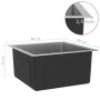Handgefertigte Küchenspüle aus Edelstahl von vidaXL, Sinkt - Ref: Foro24-51500, Preis: 92,78 €, Rabatt: %