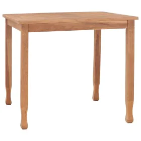 Solid teak wood garden table 85x85x75 cm by vidaXL, Garden tables - Ref: Foro24-315464, Price: 173,88 €, Discount: %
