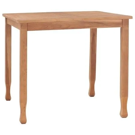 Massiver Teakholz-Gartentisch 85x85x75 cm von vidaXL, Gartentische - Ref: Foro24-315464, Preis: 173,88 €, Rabatt: %