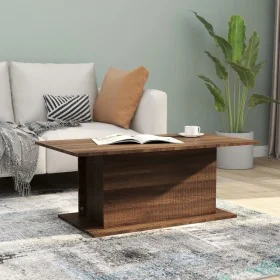 Brauner Eichenholz-Ingenieurtisch 102x55,5x40 cm von vidaXL, Couchtisch - Ref: Foro24-813094, Preis: 51,15 €, Rabatt: %