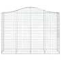 Gabion baskets 10 pcs arch shape iron 200x50x140/160 cm by vidaXL, Pots and planters - Ref: Foro24-3145690, Price: 1,00 €, Di...