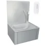 Fregadero lavamanos con grifo y dispensador de jabón acero inox de vidaXL, Fregaderos - Ref: Foro24-51114, Precio: 222,14 €, ...
