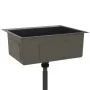 Handgefertigtes Waschbecken aus schwarzem Edelstahl von vidaXL, Sinkt - Ref: Foro24-51511, Preis: 101,28 €, Rabatt: %
