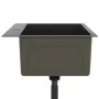 Fregadero hecho a mano de acero inoxidable negro de vidaXL, Fregaderos - Ref: Foro24-51511, Precio: 105,80 €, Descuento: %