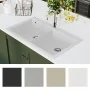 Einbauspüle aus cremeweißem Granit mit zwei Becken von vidaXL, Sinkt - Ref: Foro24-141677, Preis: 365,25 €, Rabatt: %