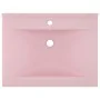 Luxury sink with ceramic faucet 60x46 cm matte pink by vidaXL, Sinks - Ref: Foro24-147021, Price: 100,95 €, Discount: %