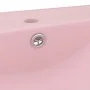 Lavabo de lujo con grifo cerámica 60x46 cm rosa mate de vidaXL, Lavabos - Ref: Foro24-147021, Precio: 102,64 €, Descuento: %