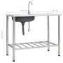 Single bowl camping sink and stainless steel faucet by vidaXL, Sinks - Ref: Foro24-151214, Price: 206,50 €, Discount: %