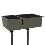 Edelstahl Küchenspüle von vidaXL, Sinkt - Ref: Foro24-51562, Preis: 138,85 €, Rabatt: %