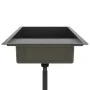 Handgefertigtes Waschbecken aus schwarzem Edelstahl von vidaXL, Sinkt - Ref: Foro24-51527, Preis: 218,51 €, Rabatt: %