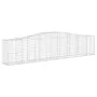 Gabion baskets 15 units, arched shape, iron, 400x50x80/100 cm by vidaXL, Pots and planters - Ref: Foro24-3145952, Price: 2,00...