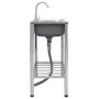 Fregadero de camping doble seno y grifo acero inoxidable de vidaXL, Fregaderos - Ref: Foro24-151212, Precio: 206,74 €, Descue...