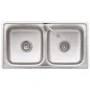 Double sink camping and stainless steel faucet by vidaXL, Sinks - Ref: Foro24-151212, Price: 206,74 €, Discount: %