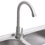 Double sink camping and stainless steel faucet by vidaXL, Sinks - Ref: Foro24-151212, Price: 206,74 €, Discount: %