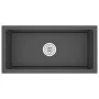 Fregadero hecho a mano acero inoxidable negro de vidaXL, Fregaderos - Ref: Foro24-51505, Precio: 115,19 €, Descuento: %