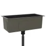 Fregadero hecho a mano acero inoxidable negro de vidaXL, Fregaderos - Ref: Foro24-51505, Precio: 115,19 €, Descuento: %