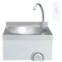 Stainless steel sink with faucet and soap dispenser by vidaXL, Sinks - Ref: Foro24-51113, Price: 188,46 €, Discount: %
