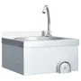 Stainless steel sink with faucet and soap dispenser by vidaXL, Sinks - Ref: Foro24-51113, Price: 188,46 €, Discount: %