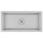 Handgefertigte Küchenspüle aus Edelstahl von vidaXL, Sinkt - Ref: Foro24-51504, Preis: 103,81 €, Rabatt: %