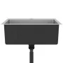 Fregadero de cocina hecho a mano de acero inoxidable de vidaXL, Fregaderos - Ref: Foro24-51512, Precio: 113,26 €, Descuento: %
