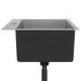 Fregadero de cocina hecho a mano de acero inoxidable de vidaXL, Fregaderos - Ref: Foro24-51512, Precio: 113,26 €, Descuento: %