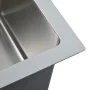 Handgefertigte Küchenspüle aus Edelstahl von vidaXL, Sinkt - Ref: Foro24-51512, Preis: 113,36 €, Rabatt: %
