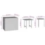 Side tables 3 pieces black synthetic rattan by vidaXL, Side tables - Ref: Foro24-319386, Price: 41,01 €, Discount: %