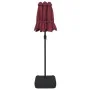 Double umbrella with red burgundy LED lights 316x240 cm by vidaXL, Umbrellas - Ref: Foro24-362973, Price: 149,77 €, Discount: %