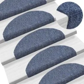Self-adhesive stair mat 5 pcs 65x21x4 cm blue by vidaXL, Stair mats - Ref: Foro24-149708, Price: 20,29 €, Discount: %