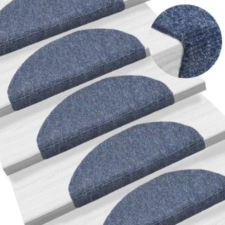 Self-adhesive stair mat 5 pcs 65x21x4 cm blue by vidaXL, Stair mats - Ref: Foro24-149708, Price: 20,29 €, Discount: %