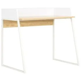 Schreibtisch aus Eiche und Weiß, 90 x 60 x 88 cm von vidaXL, Schreibtische - Ref: Foro24-20265, Preis: 80,11 €, Rabatt: %