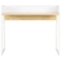 Oak and white desk 90x60x88 cm by vidaXL, Desks - Ref: Foro24-20265, Price: 80,07 €, Discount: %