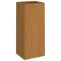 Jardinera de acero corten 32x29x75 cm de vidaXL, Maceteros y jardineras - Ref: Foro24-821553, Precio: 62,35 €, Descuento: %