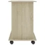 Computertisch aus eichenfarbenem Sperrholz, 80 x 50 x 75 cm von vidaXL, Schreibtische - Ref: Foro24-802897, Preis: 68,93 €, R...