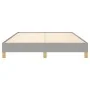 Light gray fabric bed frame 140x190 cm by vidaXL, Beds and slatted bases - Ref: Foro24-346810, Price: 109,32 €, Discount: %